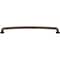 Jeffrey Alexander 18" Center-to-Center Distressed Antique Brass Belcastel 1 Appliance Handle MO6373-18ABM-D - alternate 2